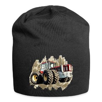 Tracteur Géant - Bonnet en jersey - noir - Devant