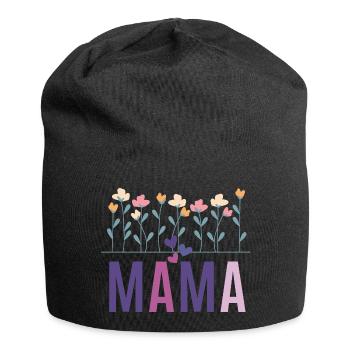 T-shirt de la fête des mères des mamans - Bonnet en jersey - noir - Devant