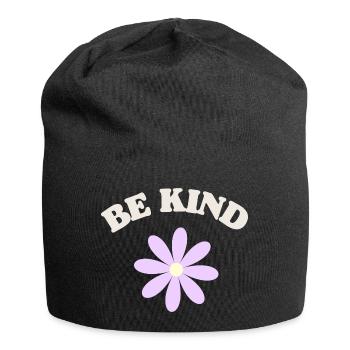 Sei nett - Jersey-Beanie - Schwarz - Vorne