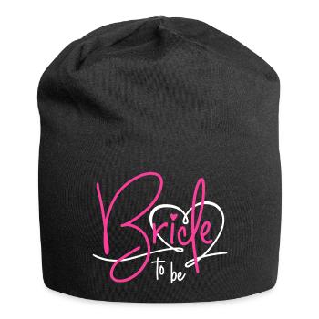 BRIDE TO BE HEART BACHELORETTE PARTY BRIDE BACHELORETTE PARTY - Jersey Beanie - black - Front