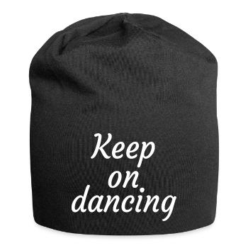 Dancing Dance Music - Jersey Beanie - black - Front
