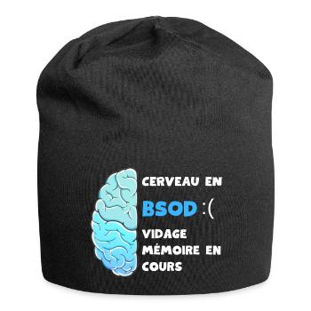 Vidage mémoire en cours. BSOD - Bonnet en jersey - noir - Devant