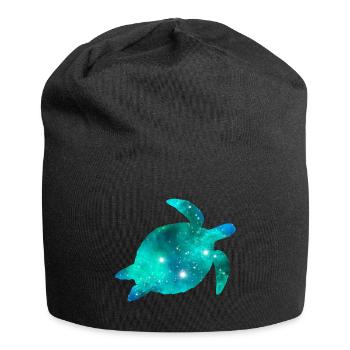 Galaxy Turtle - Jersey Beanie - black - Front