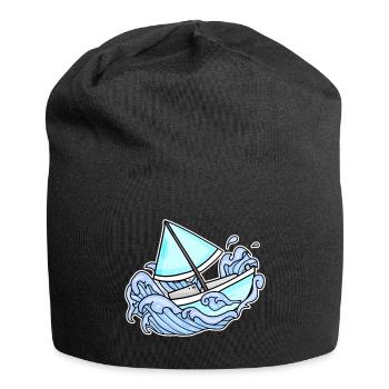 voilier voilier - Bonnet en jersey - noir - Devant