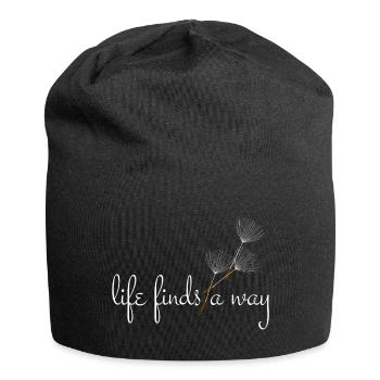 La vie trouve un chemin - Pissenlit - Bonnet en jersey - noir - Devant