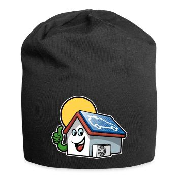 Renewable Energy - Solar Cell - Heat Pump - Jersey Beanie - black - Front