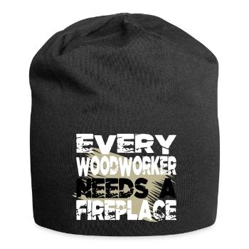 present funny proud carpenter skull tshirts - Jersey-Beanie - Schwarz - Vorne