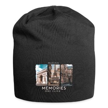 Photographie Mémoire Appareil photo Clic Capture Photographie - Bonnet en jersey - noir - Devant
