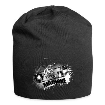 Like a Fckn Machine - Jersey Beanie - black - Front