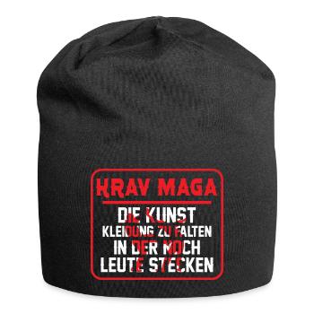 Krav Maga Self-Defense Martial Arts - Jersey Beanie - black - Front