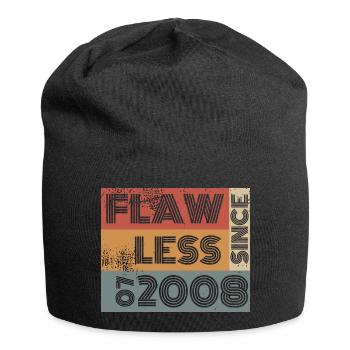 16th Birthday Flawless since 07/2008 - Jersey Beanie - black - Front