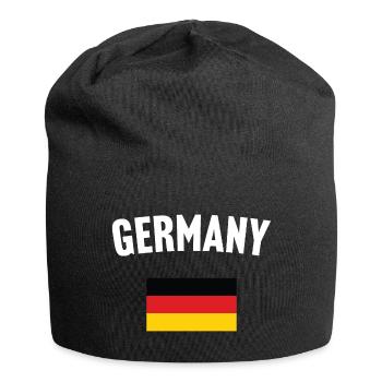 Germany Flag - Jersey Beanie - black - Front
