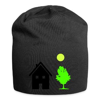 House Tree - Jersey Beanie - black - Front
