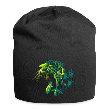 Stylish Panther - Jersey Beanie - black - Front