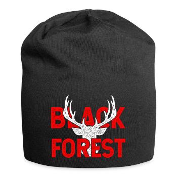 Black Forest for Black Shirts - Jersey-Beanie - Schwarz - Vorne