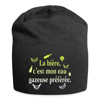Dad Dad Humor Joke Gift Favorite Beer - Jersey Beanie - black - Front