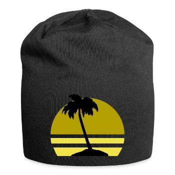 Palm Island - Jersey Beanie - black - Front