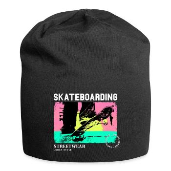 Skateboarding Skate Skater Skateboard Sk8 Vintage - Jersey Beanie - black - Front