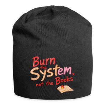Burn the system - Jersey Beanie - black - Front