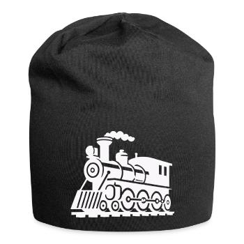 zug lokomotive - Jersey-Beanie - Schwarz - Vorne