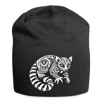 Kinkajou tribal - Bonnet en jersey - noir - Devant