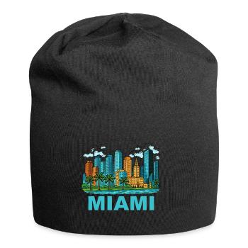 Ville de Miami - Bonnet en jersey - noir - Devant