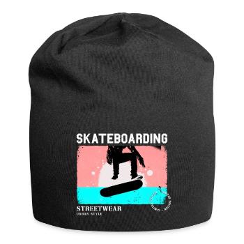 Skateboarding Skate Skater Skateboard Sk8 Vintage - Jersey-Beanie - Schwarz - Vorne