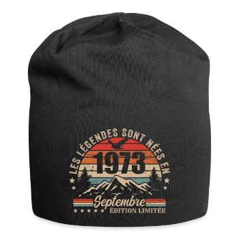 légendaire depuis septembre 1973 | septembre 1973 - Bonnet en jersey - noir - Devant