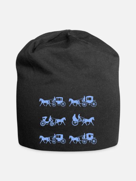Kutsche Kutscher - Jersey-Beanie - Schwarz