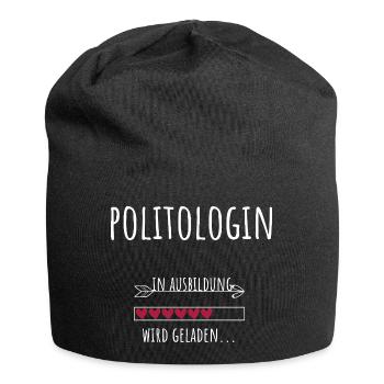 Political Science Studies Profession Education Political Scientist - Jersey Beanie - black - Front