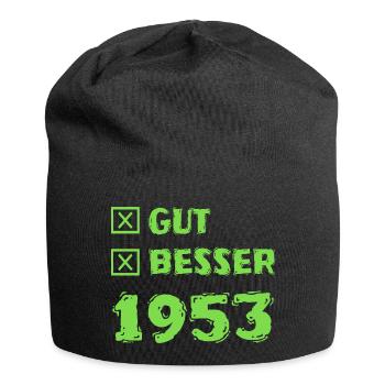 Besser 1953 - Jersey-Beanie - Schwarz - Vorne