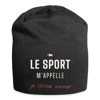 Le Sport M'appelle - Bonnet en jersey - noir - Devant