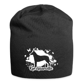 KURZHAARCOLLIE Hund Hunde Collie Wilsigns - Jersey-Beanie - Schwarz - Vorne