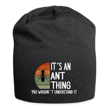 ant thing ants ant fan fireant - Jersey Beanie - black - Front