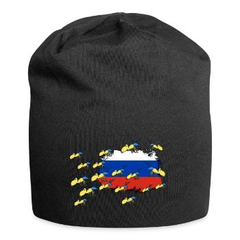 UKRAINE starke ukrainische FRONT Ameise SUPPORT - Jersey-Beanie - Schwarz - Vorne