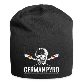 German Pyro Feuerwerk - Jersey-Beanie - Schwarz - Vorne