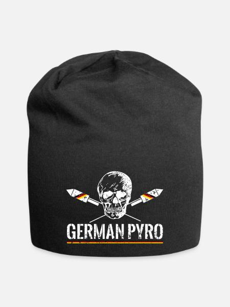 German Pyro Feuerwerk - Jersey-Beanie - Schwarz