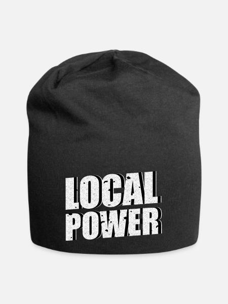 Local Power - Jersey-Beanie - Schwarz