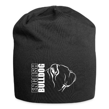 DEUTSCH BULLDOG Profil Chiens Chien Wilsigns - Bonnet en jersey - noir - Devant
