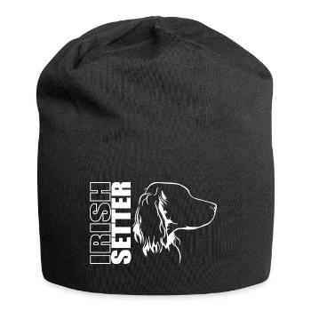 IRISH SETTER Profil Chiens Chien Wilsigns - Bonnet en jersey - noir - Devant
