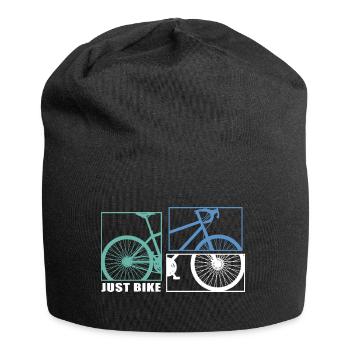 Bicycle Bicycle Chain Cyclist bikemosaic ride - Jersey Beanie - black - Front
