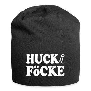 huck föcke - Jersey-Beanie - Schwarz - Vorne