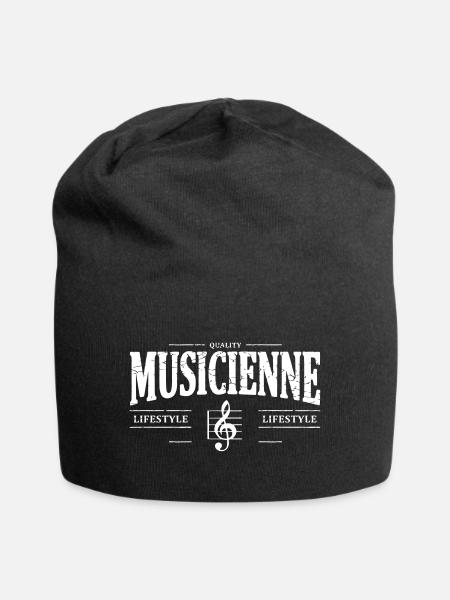 Musiker - Jersey-Beanie - Schwarz