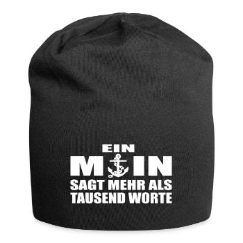 Moin - Jersey-Beanie - Schwarz - Vorne