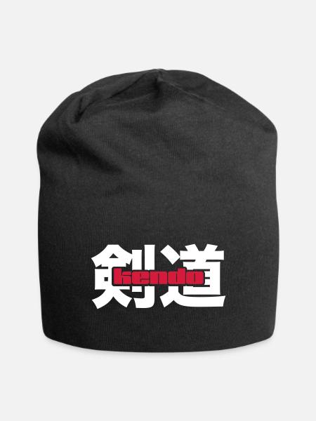 Kendo - Jersey-Beanie - Schwarz