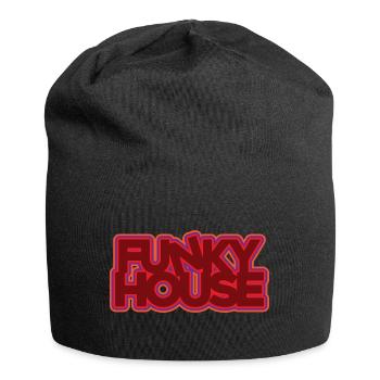 Musique House Funky - Bonnet en jersey - noir - Devant