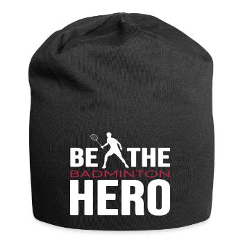Badminton player Badminton Hero - Jersey Beanie - black - Front