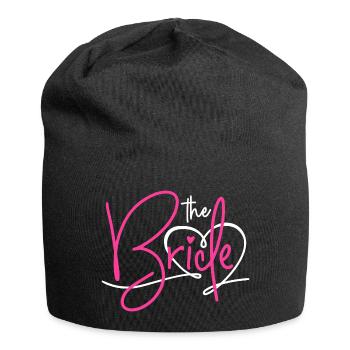 LA MARIÉE - COEUR ENTERREMENT DE VIE DE JEUNE FILLE DE JEUNE FILLE MARIÉE - Bonnet en jersey - noir - Devant