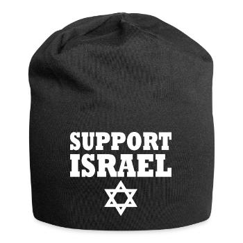 Support israel - Jersey-Beanie - Schwarz - Vorne