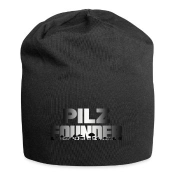 Pilzzeit Pilzsammler Pilzkenner sammelt Pilze - Jersey-Beanie - Schwarz - Vorne